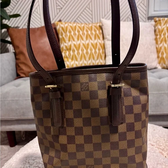 Louis Vuitton Damier Ebene Marais Bucket Bag PM - Picture 6 of 8
